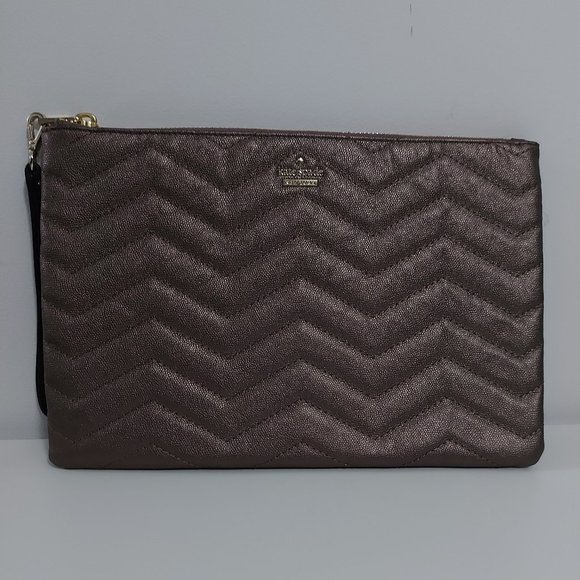 NWT Kate Spade Reese Park Ash Metallic Finley - Picture 1 of 4